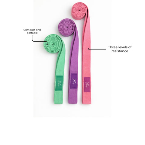Fabric Resistance Band (set of 3)